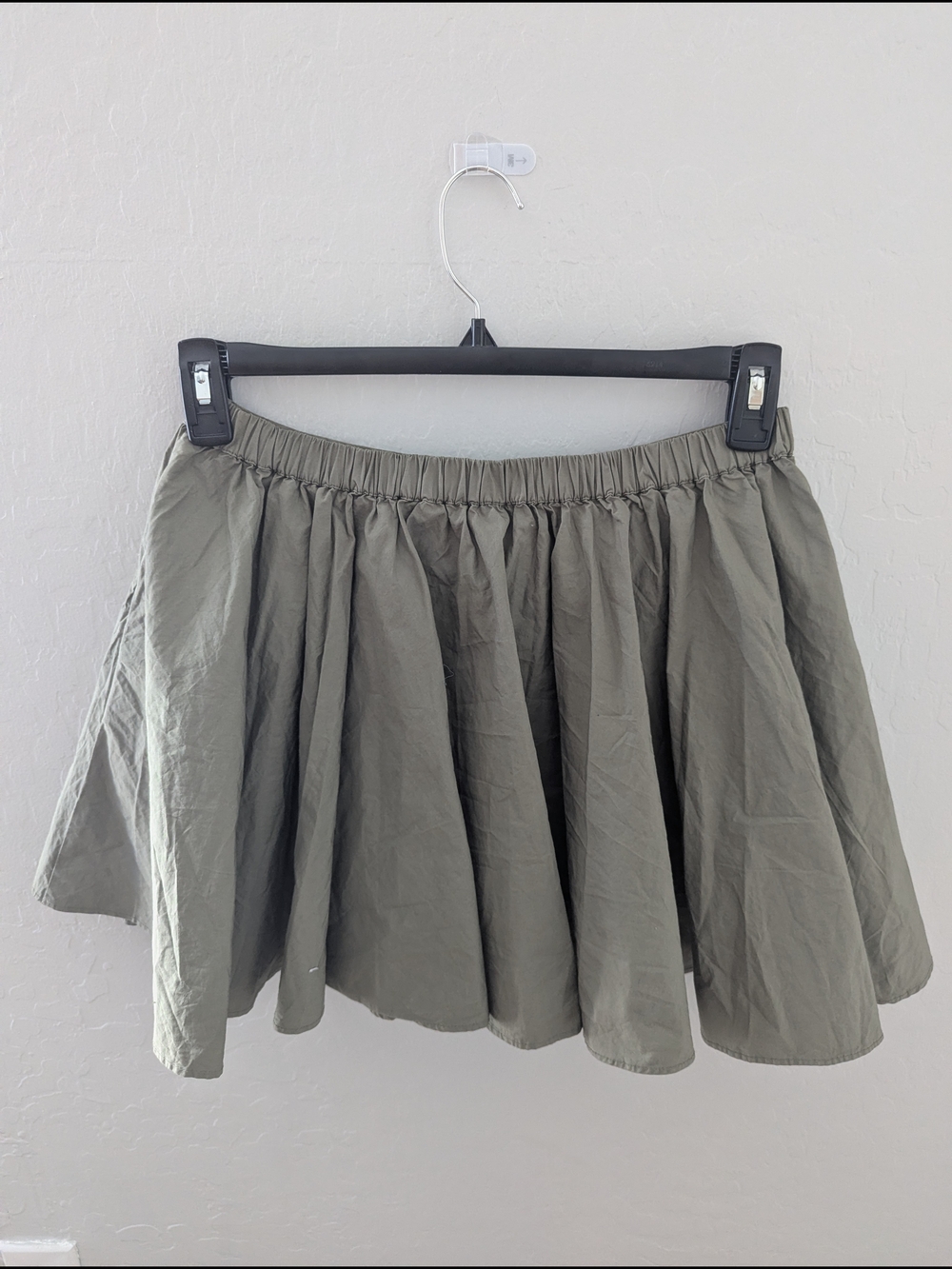 Free People Gaia Cotton Olive Green Skirt - Size XS - Picture 8 of 9